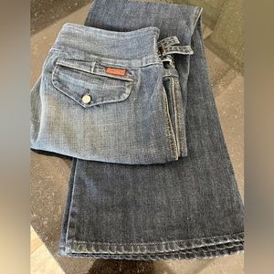 7 for All Mankind. Lulu Trouser Style Jeans. Size 29.